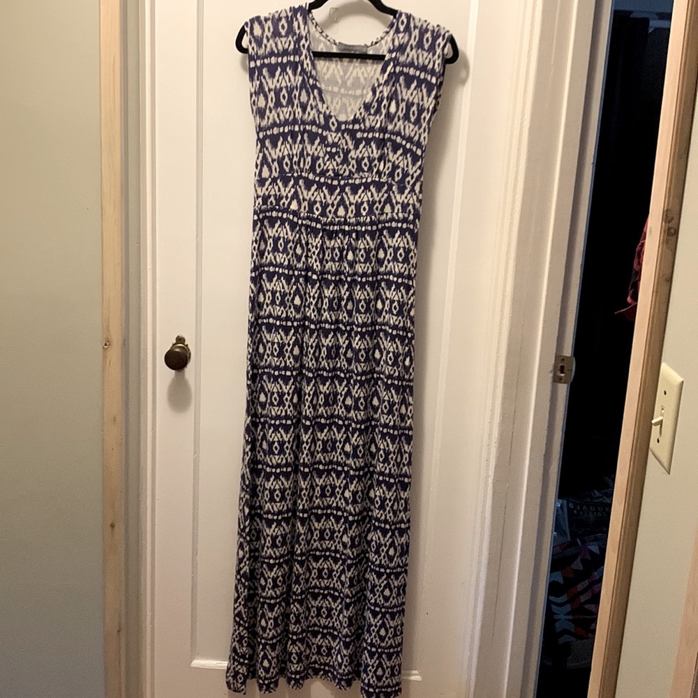 Cotton long/maxi dress, size small